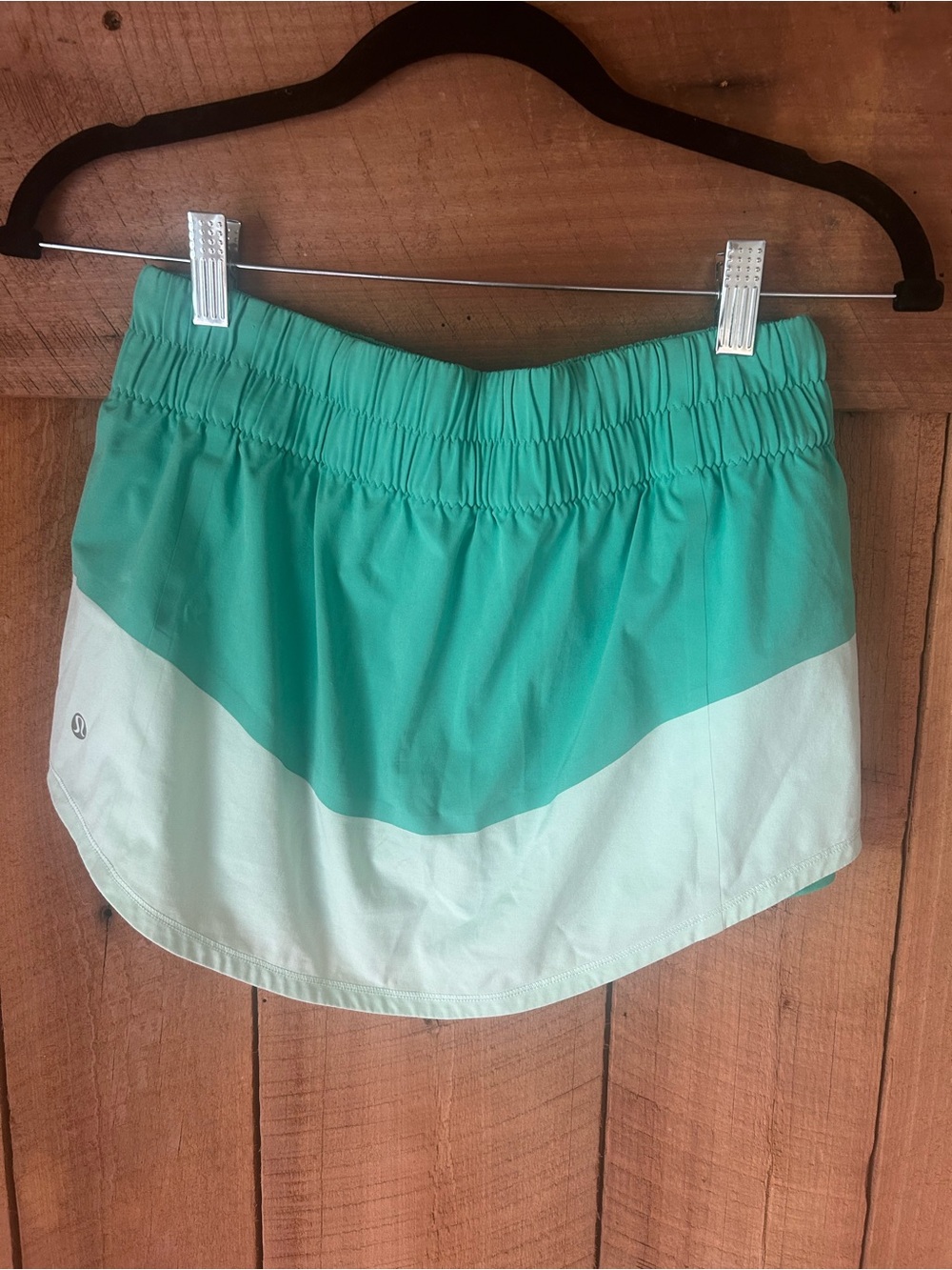 lululemon athletica Teal and Mint Two-Tone Skort